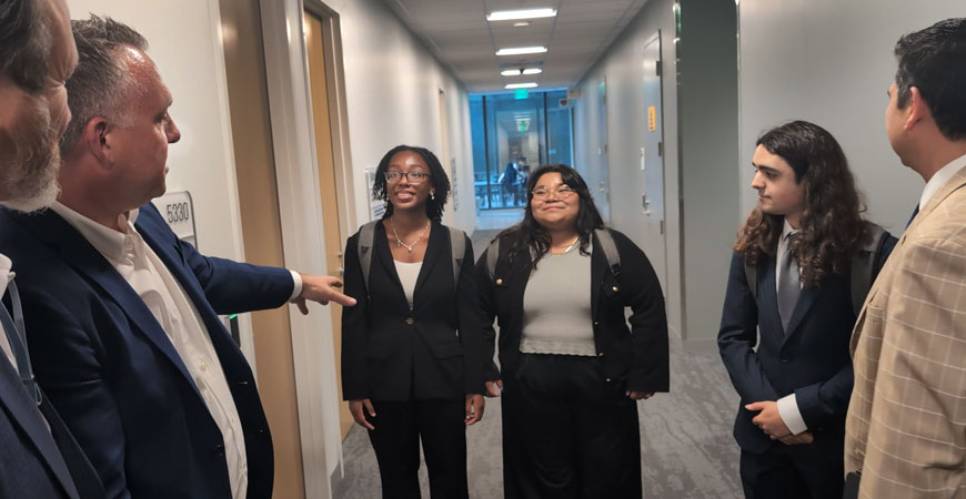 UC Merced CAPE Legislative Fellows Sacramento interns Rep. Adam Gray