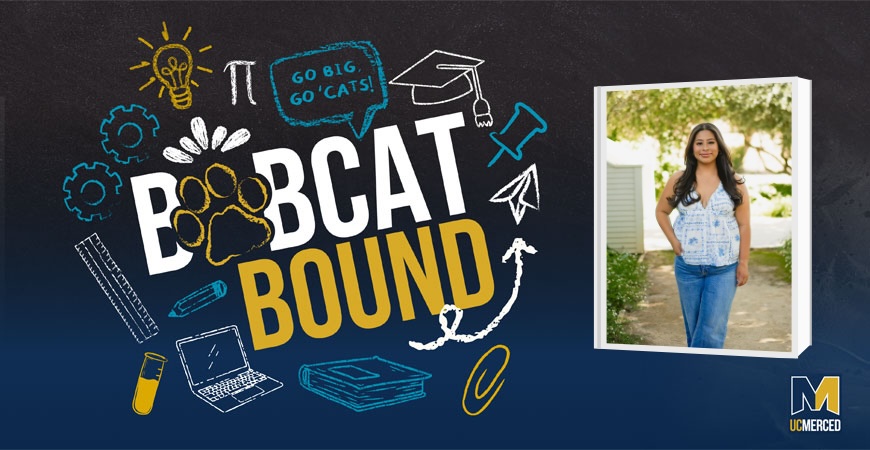 Graphic depicts a photo of Leslie Perez-Cruz with text reading