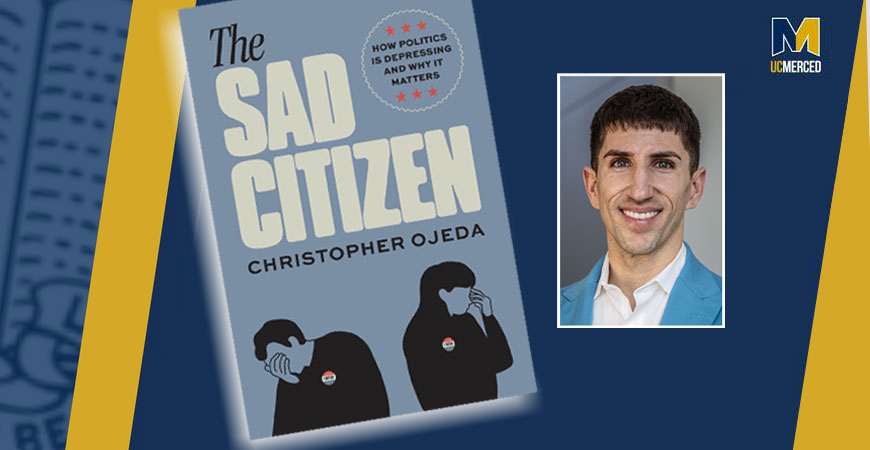 UC Merced Professor Christopher Ojeda and his book 